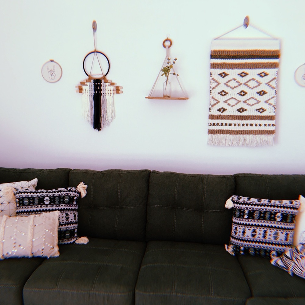 Boho Wall Hanging🖤🤍🩶 - Picture 6 of 6